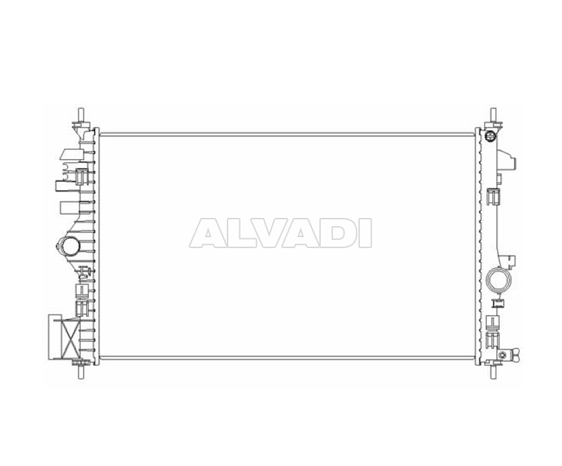 Радиатор охлаждения Opel Insignia. Rc00216 радиатор охлаждения двигателя Opel Insignia 08-. Охлаждения двигателя Опель Инсигния. Фланец на радиатор охлаждения двигателя Opel Insignia.