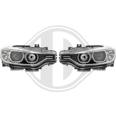 Headlight Set DIEDERICHS 1217486 for BMW 3 (F30/31/35) - alvadi.com 