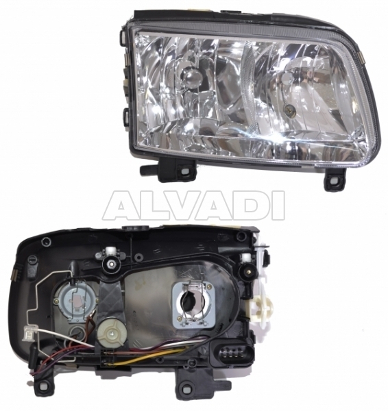 Set VW Polo 6N2 headlights left + right 99-01 H7/H1 for electric