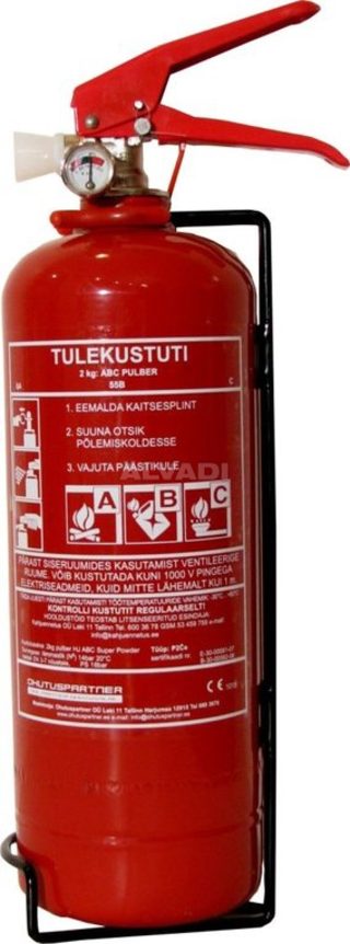 Fire extinguisher 2kg ABC with a manometer